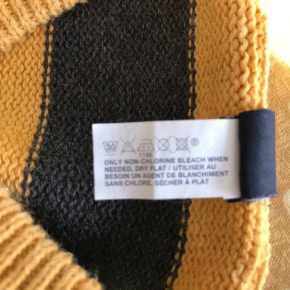 baby GAP V-neck Striped Sweater Boys 2yrs Cotton - Picture 6 of 8